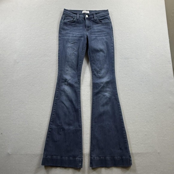 Judy Blue Denim - Judy Blue Flare Jeans Juniors 3/26 Blue‎ Medium Wash Stretch Denim 25x32